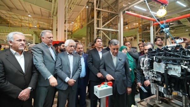 افتتاح خط تولید موتور TGDI در کرمان موتور